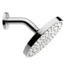 Bathstore Airdrop 180mm Fixed Shower Head (with Angled Wall Arm)