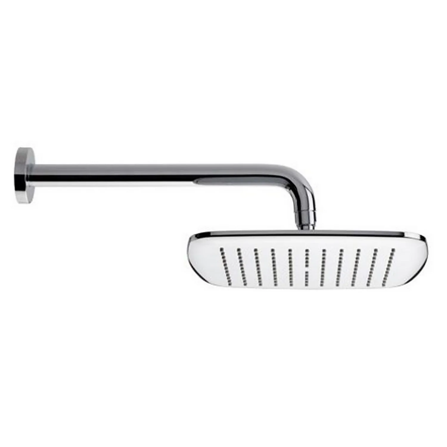Bathstore Pearl Fixed Shower Head (with Long Wall Arm)