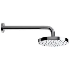Bathstore Airdrop 180mm Fixed Shower Head (with Wall Arm)