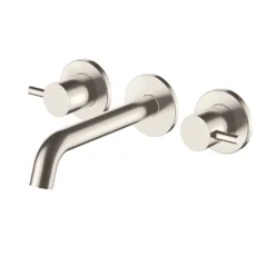 Bathstore Forge 3 Hole Wall Mounted Basin Mixer Taps
