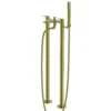 Bathstore Aero Floorstanding Bath Shower Mixer Tap Brushed Brass
