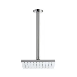 Bathstore Fresh Square Fixed Shower Head (with Long Ceiling Arm)