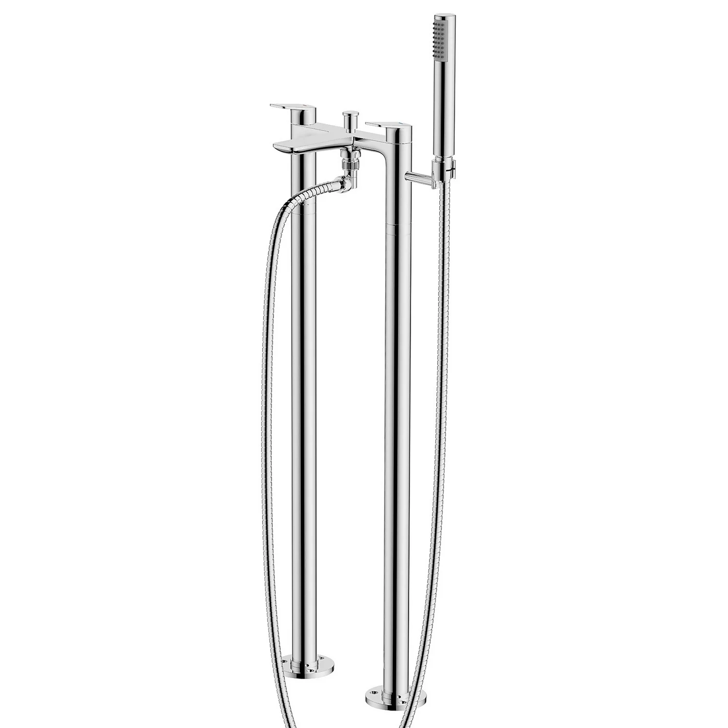 Bathstore Aero Floorstanding Bath Shower Mixer Tap Chrome