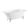 Bathstore Stanton Shower Bath With Silver Feet - Right Hand