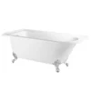 Bathstore Stanton Shower Bath With Silver Feet - Left Hand