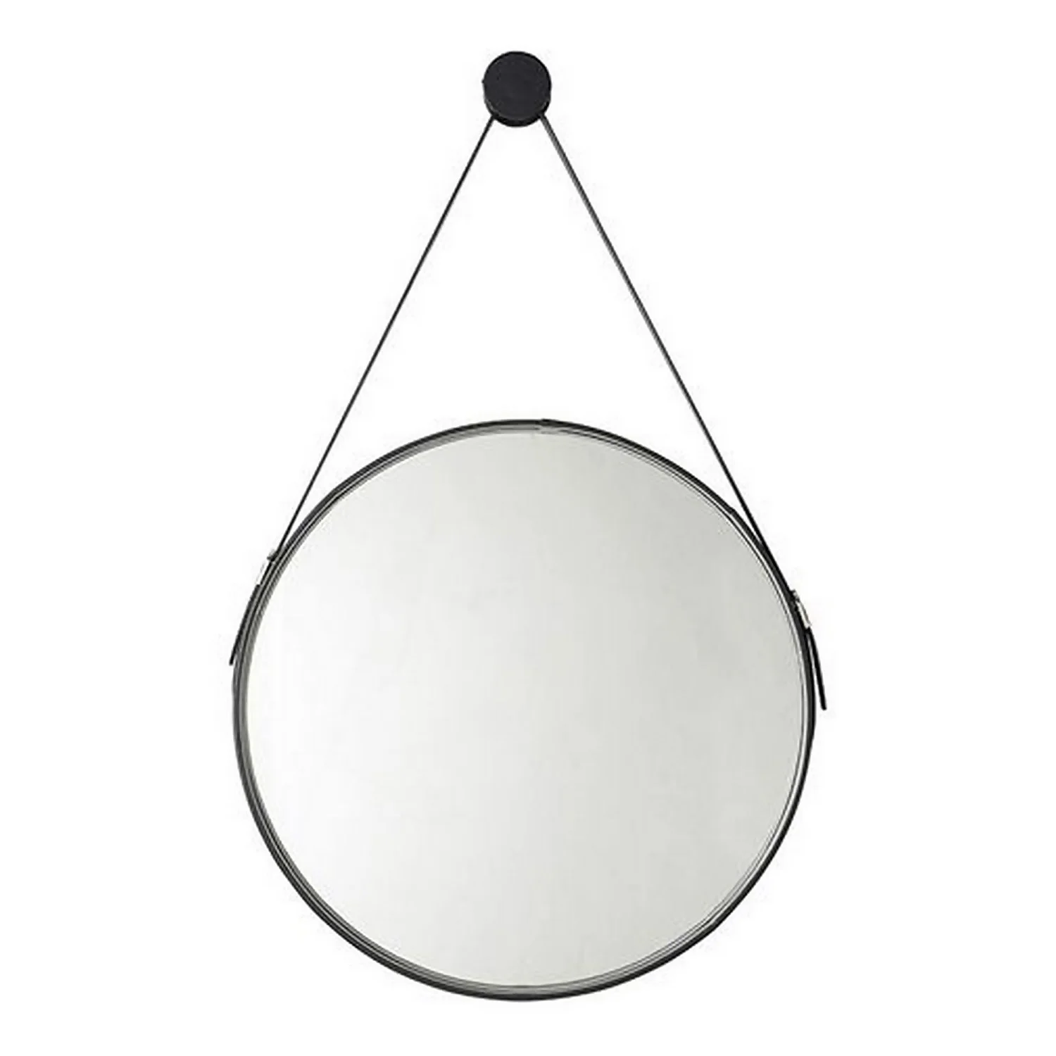 Bathstore Noir 600mm Round Mirror