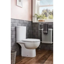 Bathstore Newton Back To Wall Close Coupled Toilet (including Seat)