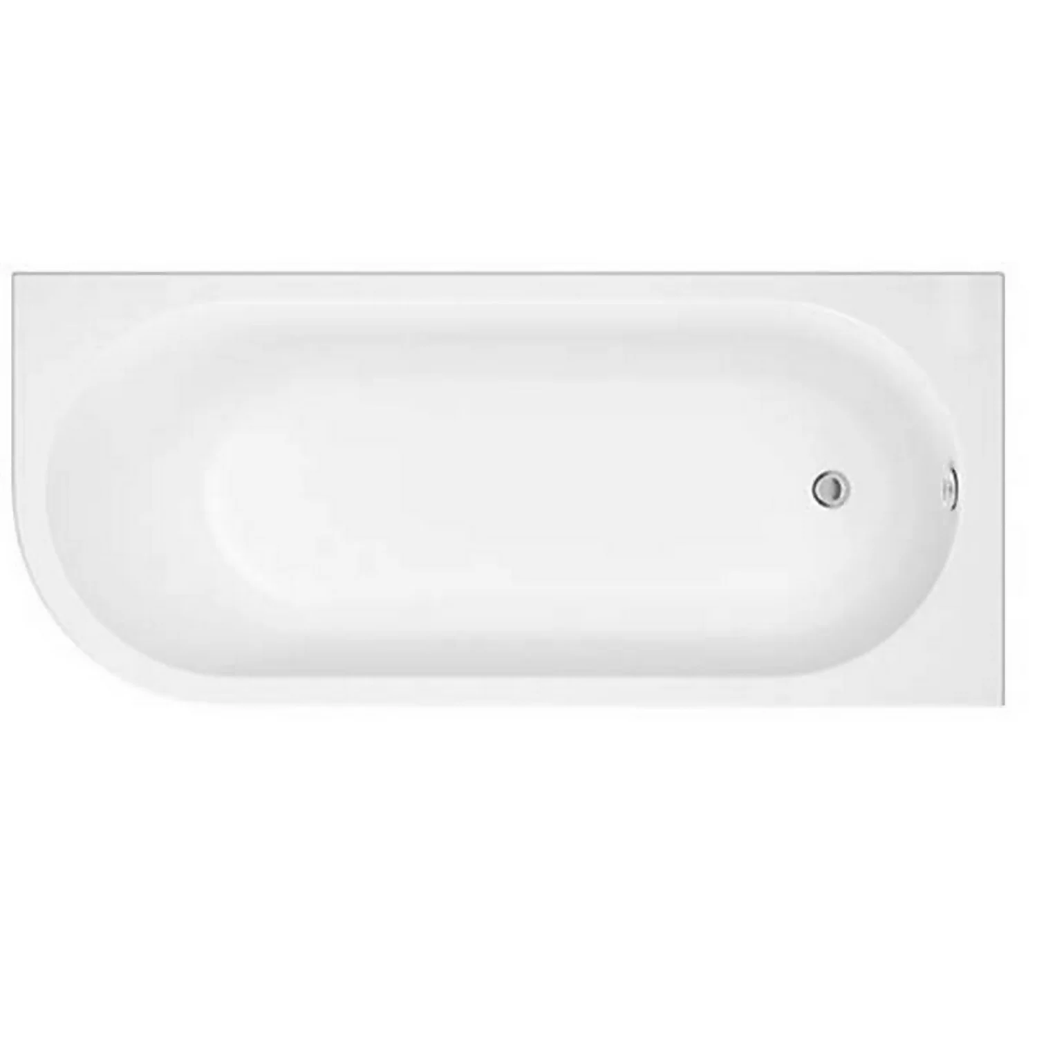 Bathstore Indus Right Hand Corner Bath With Panel - 1700 X 750mm - Image 2
