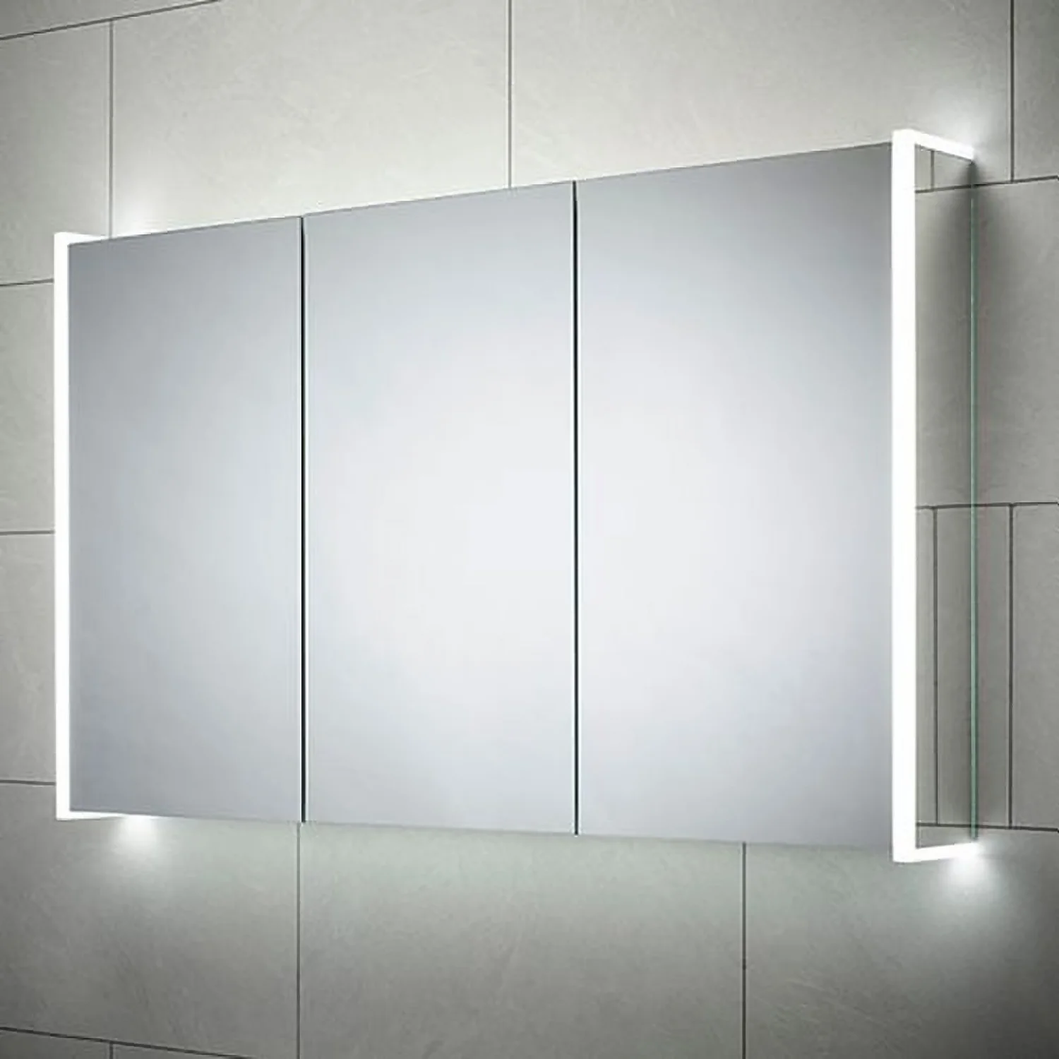 Bathstore Hydra Triple Door LED Mirror Cabinet