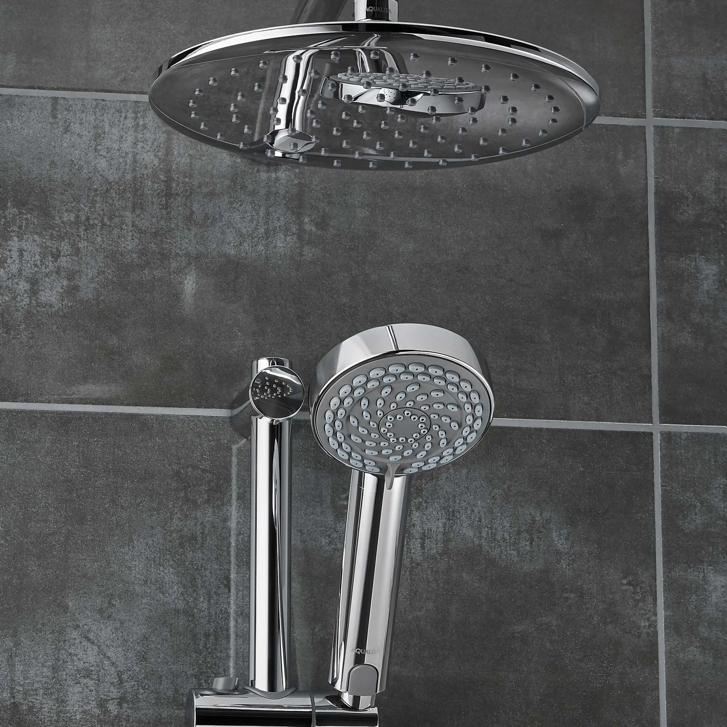 Aqualisa Quartz Touch Concealed Digital Shower & Wall Head Kit For Combi Boilers - Image 3