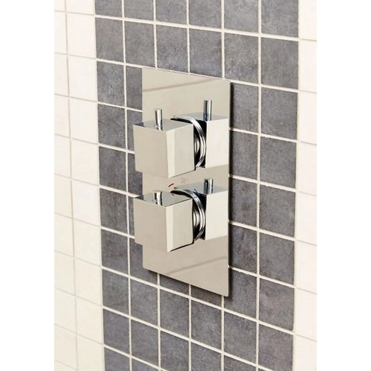 Bathstore Square Thermostatic Shower Valve - 3 Outlets - Image 2