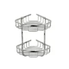 Bathstore Wire Double Corner Basket