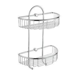 Bathstore Wire Double Semi Circle Basket