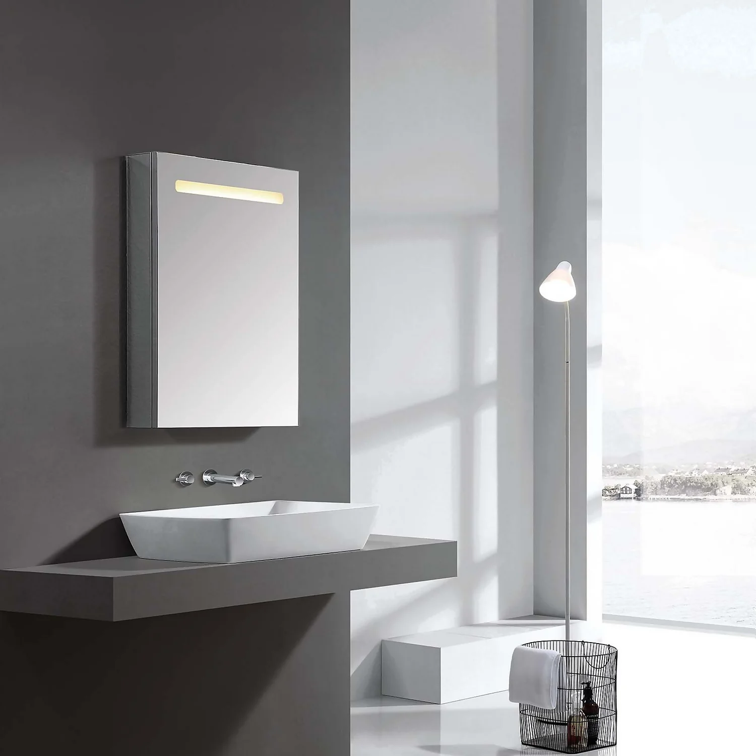 Blenheim Mirror Cabinet - 700x500mm - Image 5