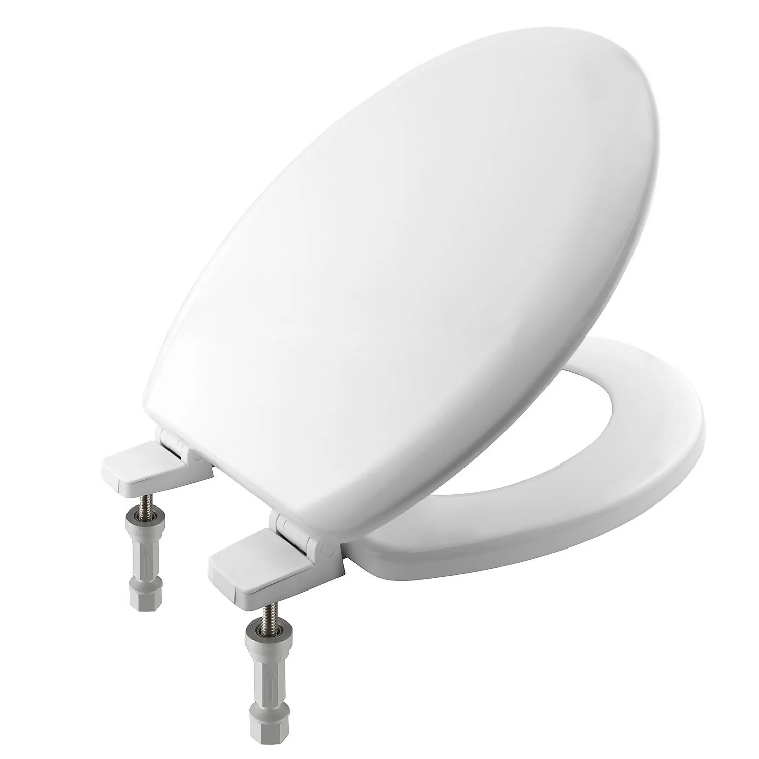 Bemis Stockton Wooden Toilet Seat - Dove Grey - Image 3