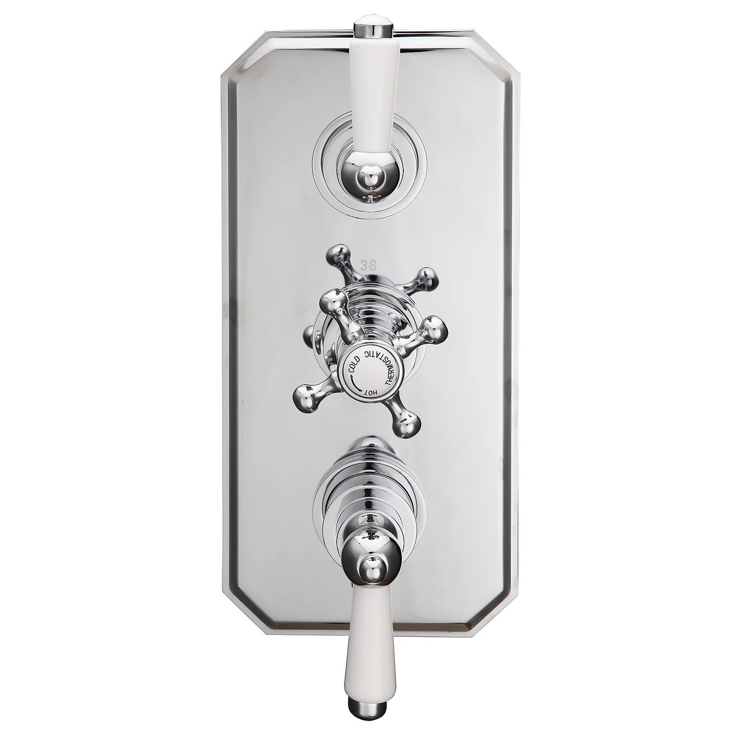Bathstore Traditional Double Outlet Thermostatic Shower Valve