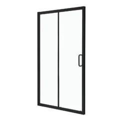 Bathstore Noir 1200mm Black Shower Enclosure Sliding Door