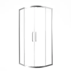 Bathstore Atlas 1200mm Chrome Offset Quadrant Shower Enclosure