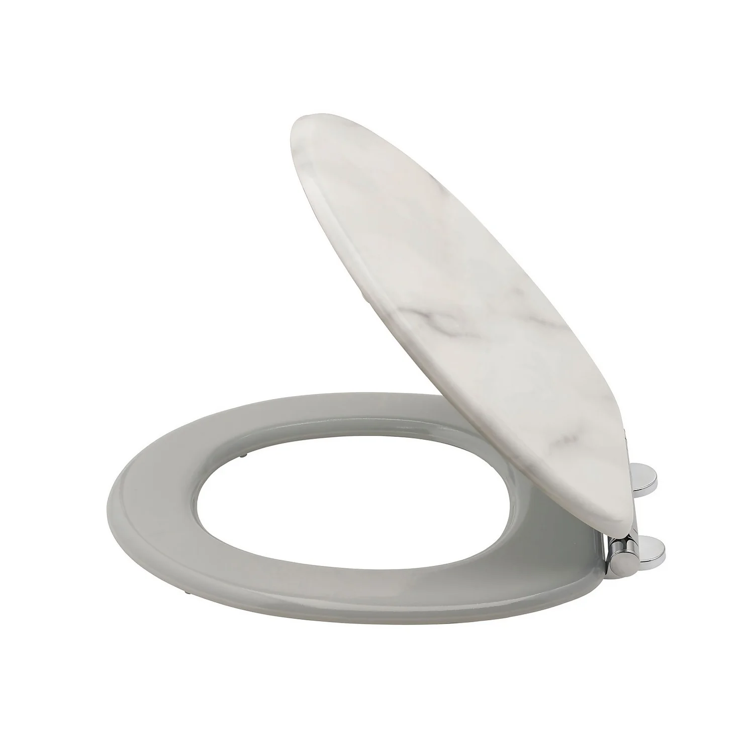 Aqualona Wooden Toilet Seat - Marble Effect - Image 2