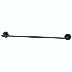 Self Adhesive Towel Bar 60cm - Black