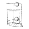 2-Tier Self Adhesive Shower Storage Basket - Chrome