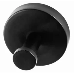 Self Adhesive Robe Hook - Black