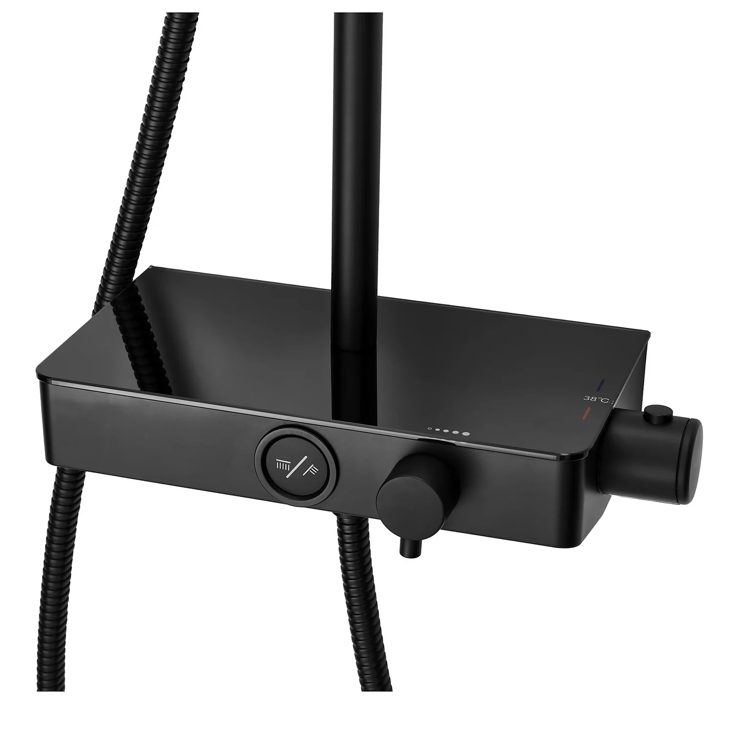 Triton Push Button Mixer Shower - Black - Image 3