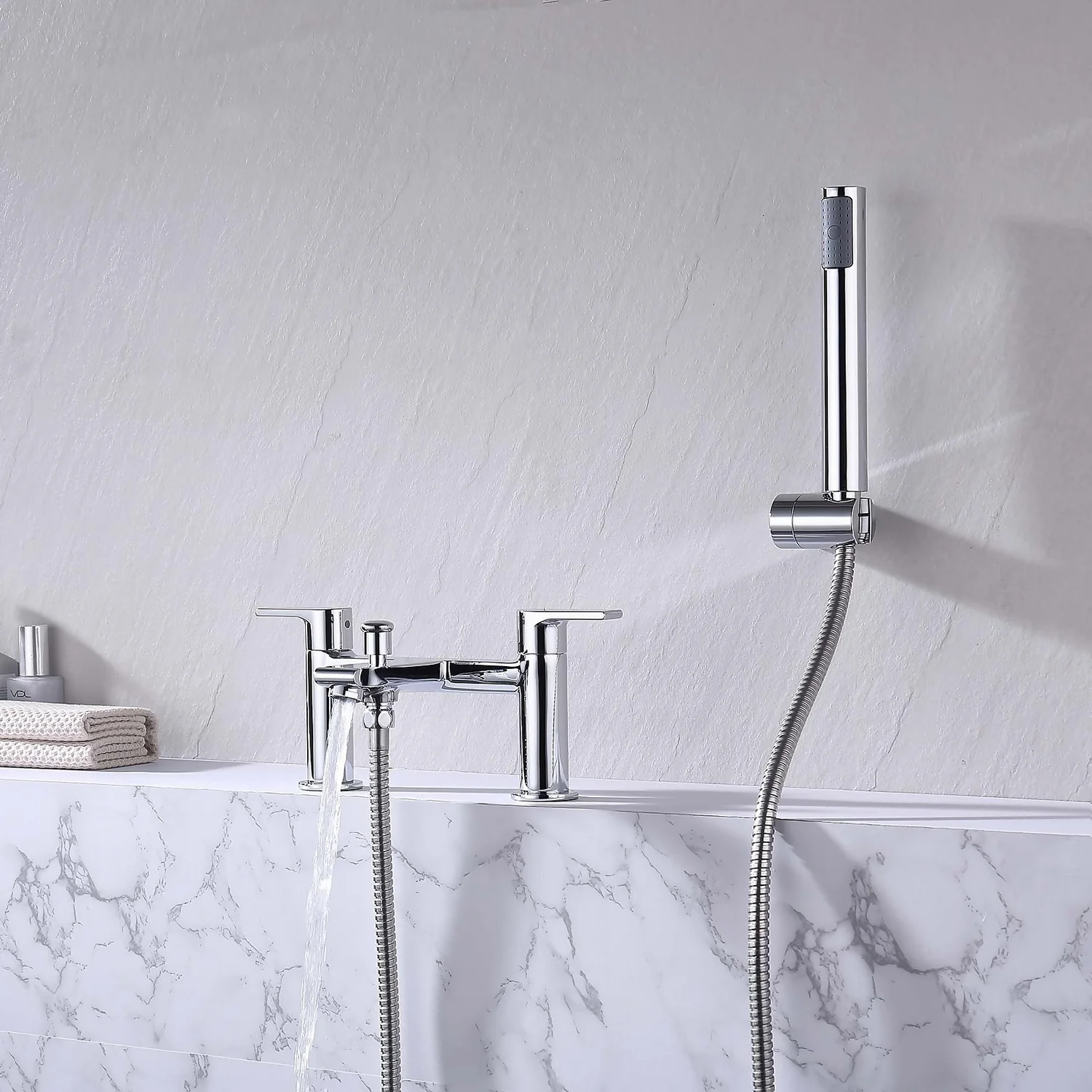 Anstey Bath Shower Mixer Tap Chrome - Image 2