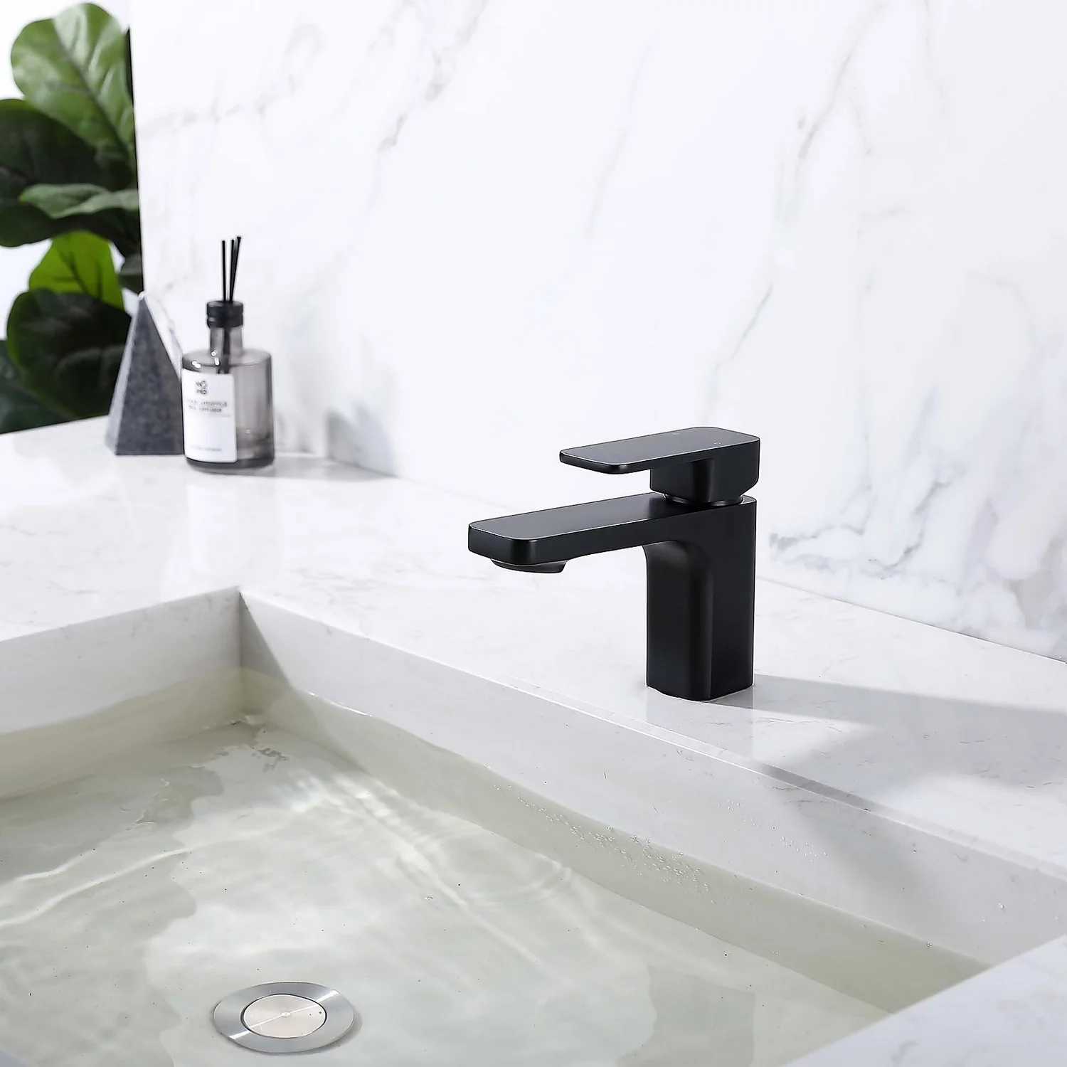 Barkway Basin Mixer Tap Black - Image 2