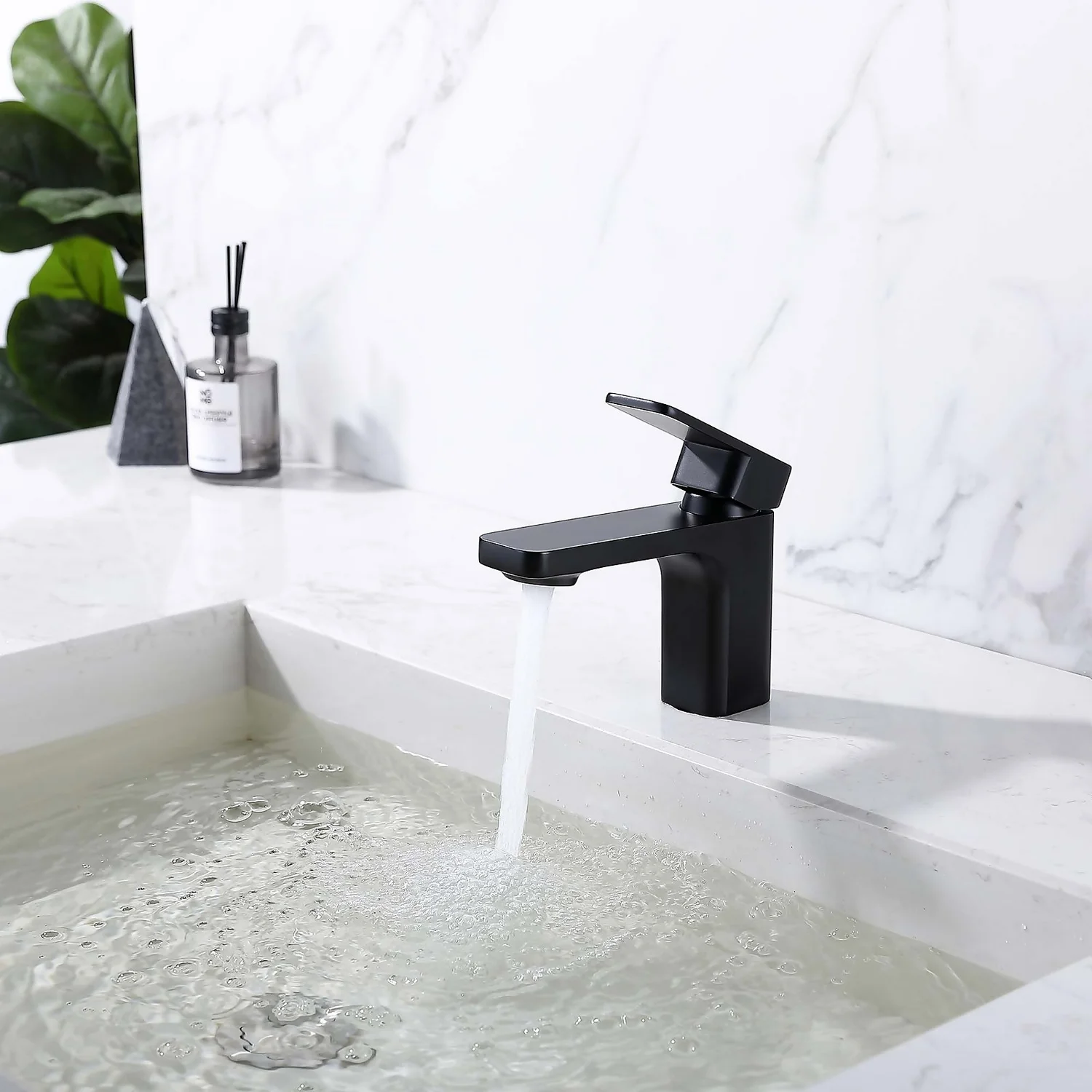 Barkway Basin Mixer Tap Black - Image 3