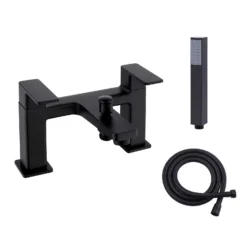 Barkway Bath Shower Mixer Tap Black