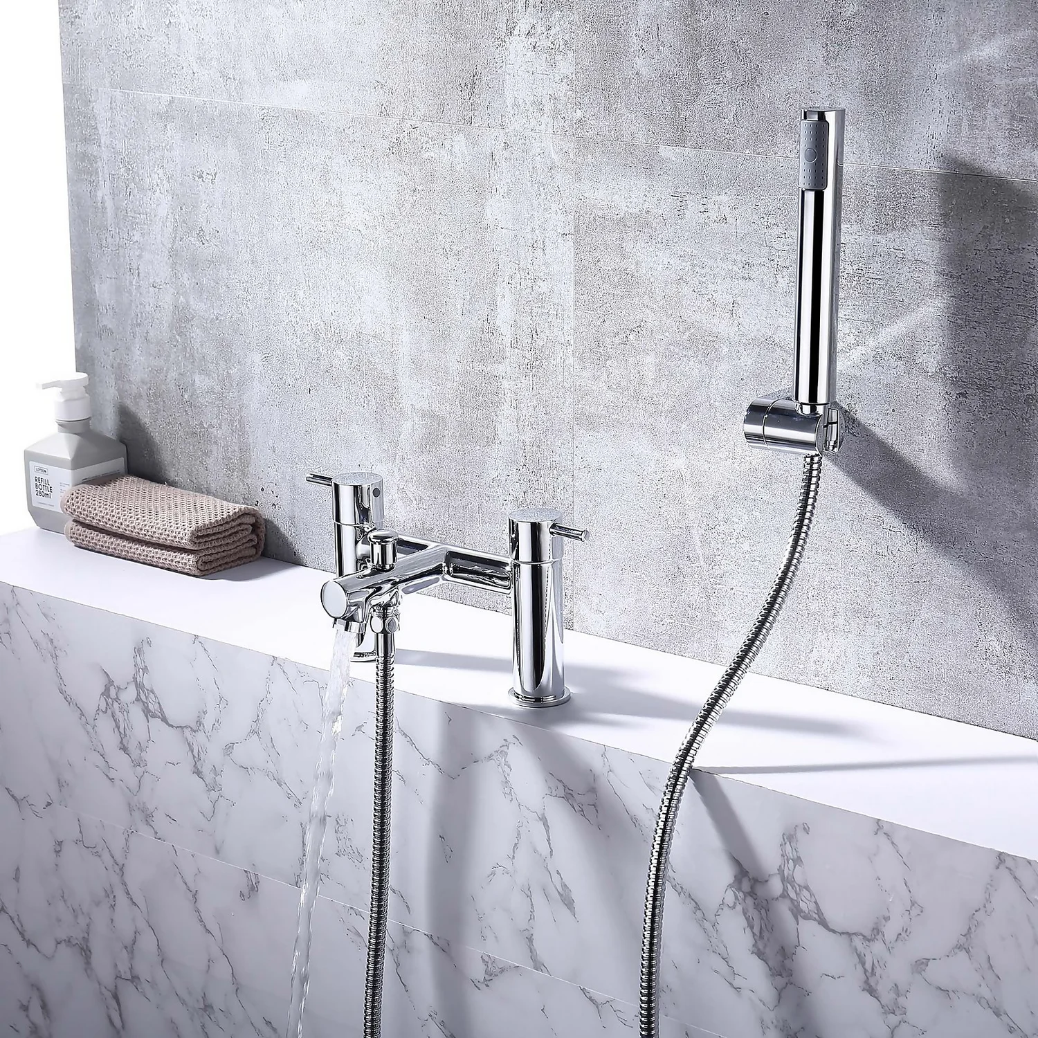 Braughing Bath Shower Mixer Tap Chrome - Image 3