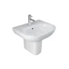 Bathstore Newton 550mm White Basin And Semi Pedestal