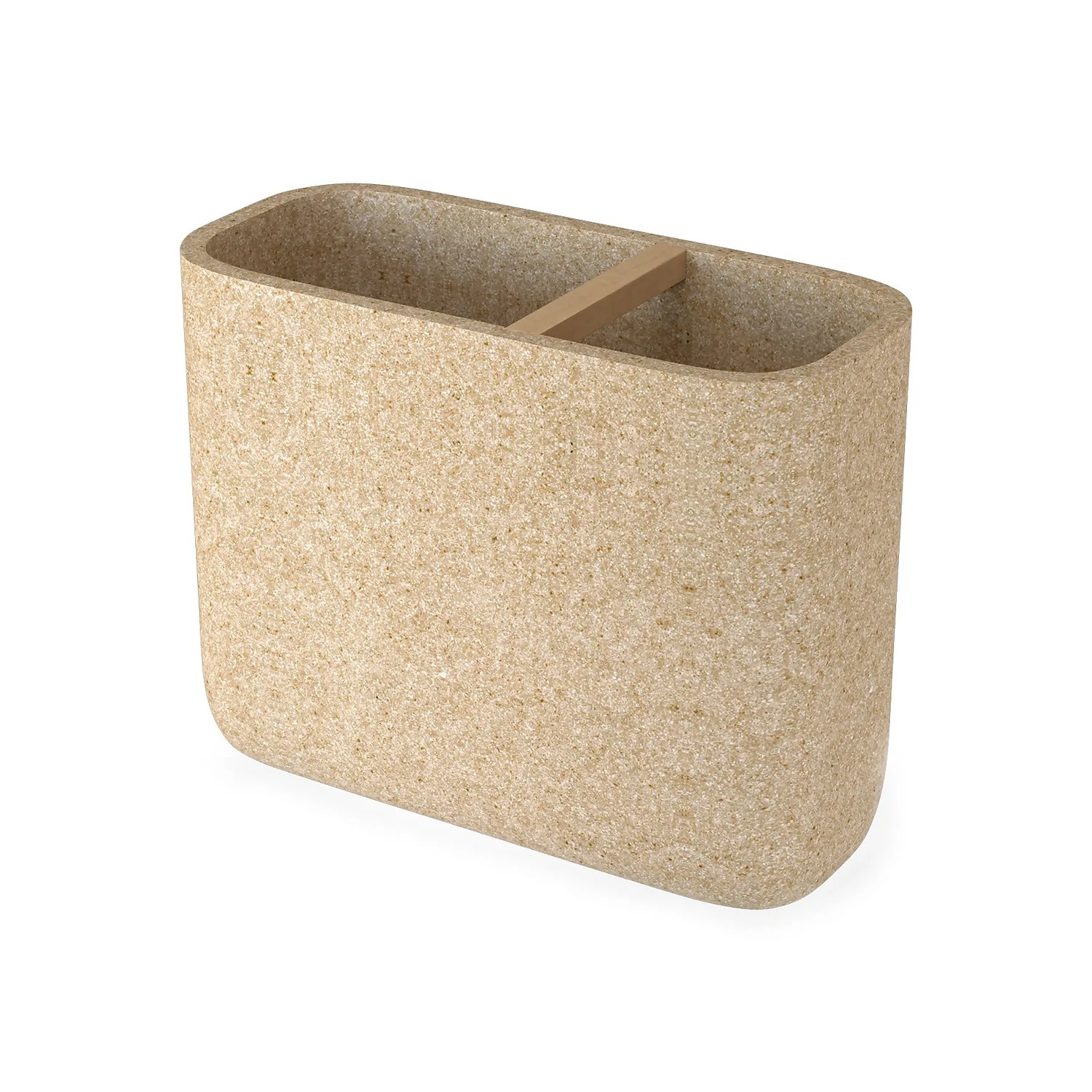 Homebase Edit Toothbrush Holder - Beige Resin
