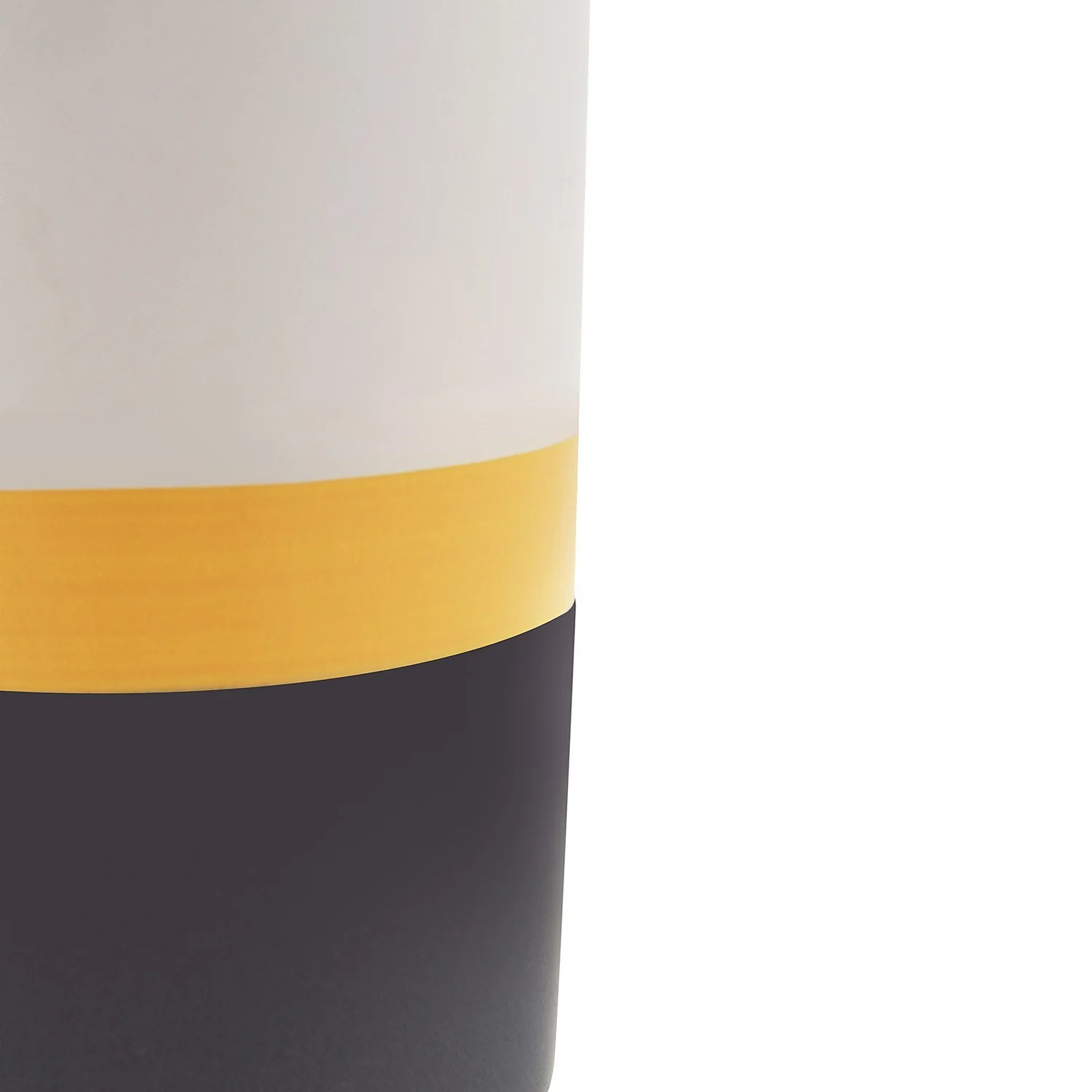 Ceramic Toothbrush Holder - Ochre And Grey - Image 4