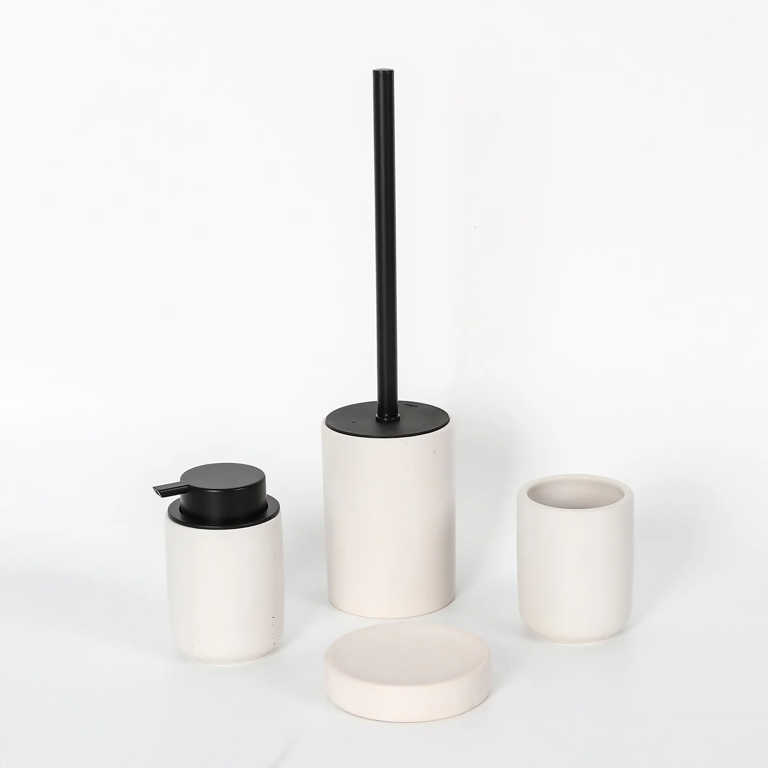 Ceramic Toothbrush Holder - Monochrome - Image 2