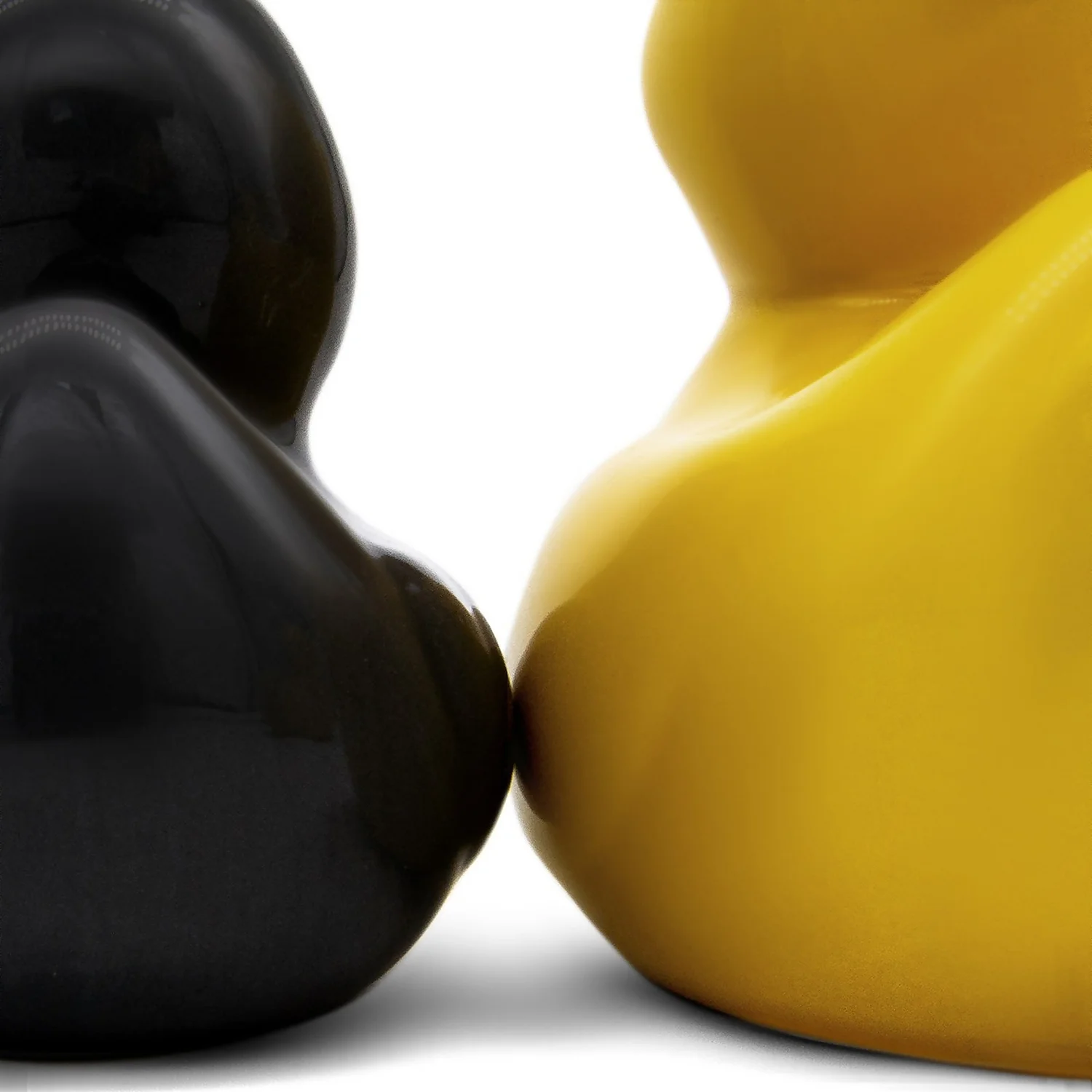 Ochre And Grey Trio Of Ceramic Ducks - Image 3