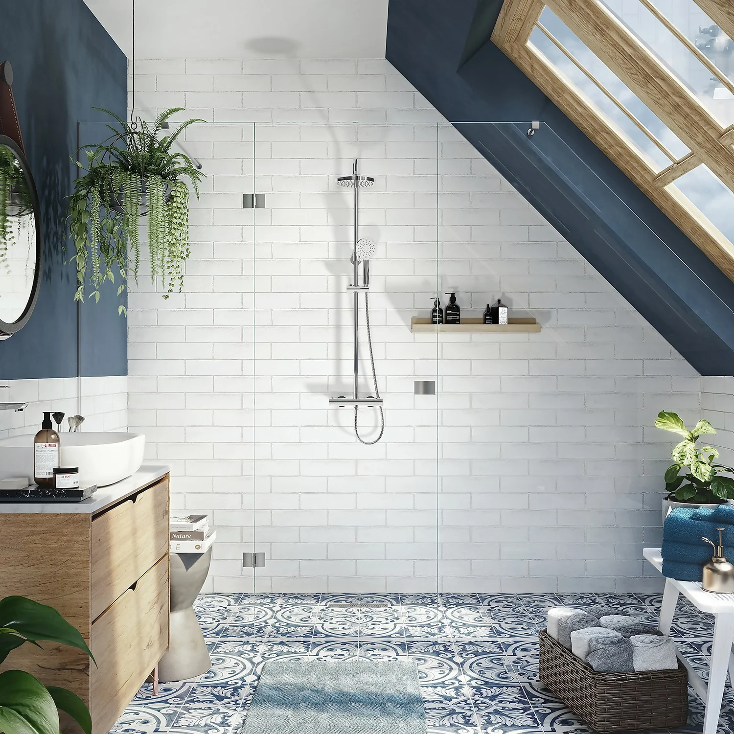 Gainsborough Round Dual Outlet Cool Touch Mixer Shower - Image 2