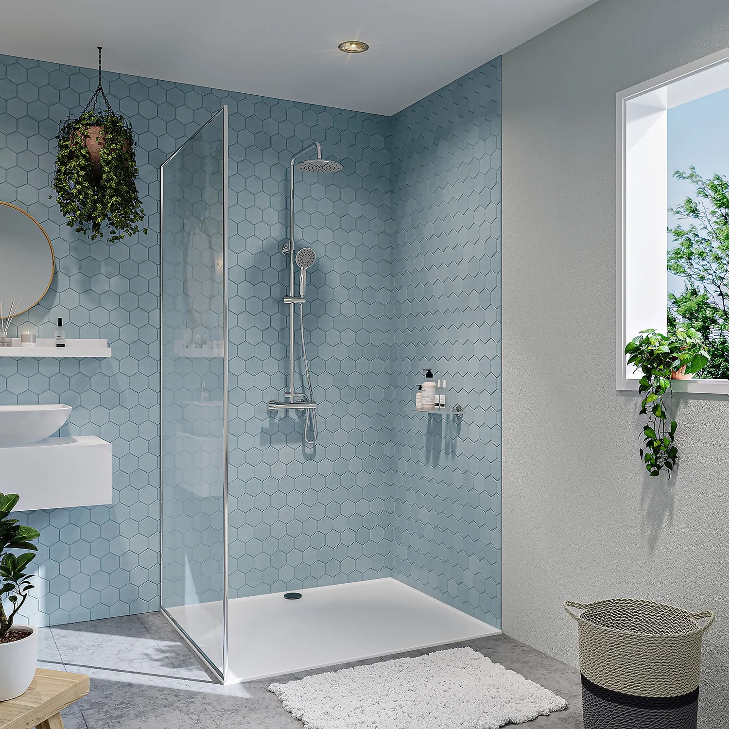 Gainsborough Round Dual Outlet Mixer Shower - Image 2