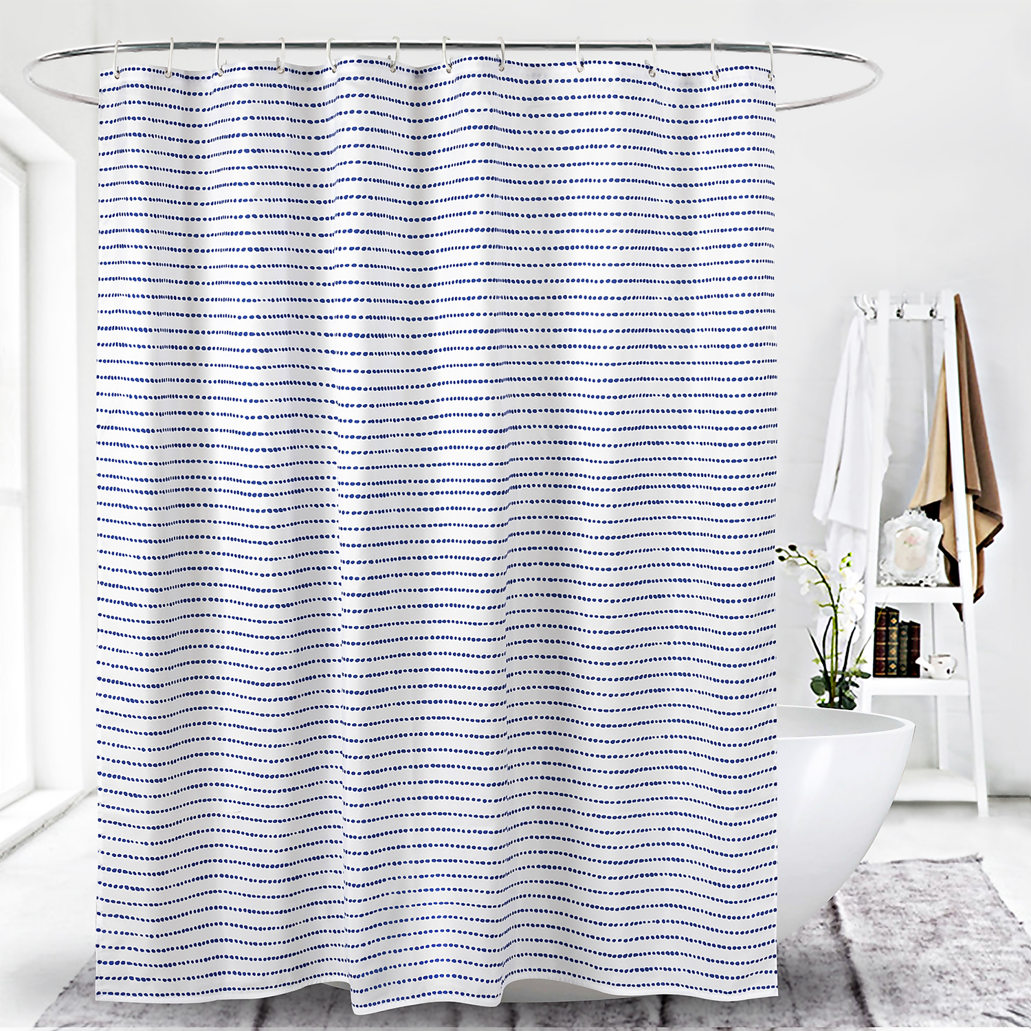 Homebase Ink Spot Shower Curtain - Image 2