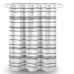 Homebase Irregular Stripe Shower Curtain