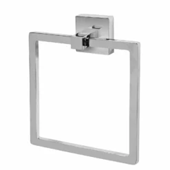 Homebase Towel Ring Square - Chrome