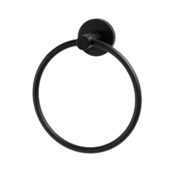 Homebase Towel Ring Round - Black