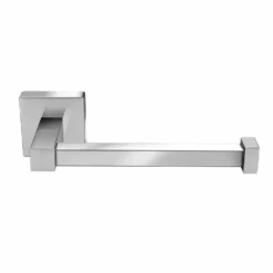 Homebase Toilet Roll Holder Fixed Square - Chrome