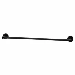 Towel Bar Round - Satin Black