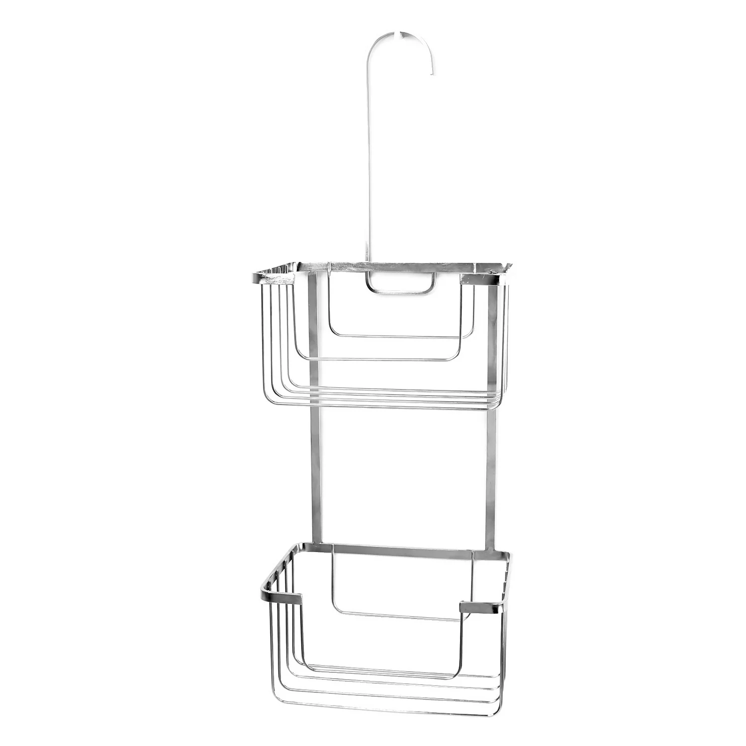 Homebase 2 Tier Shower Basket - Stainless Steel
