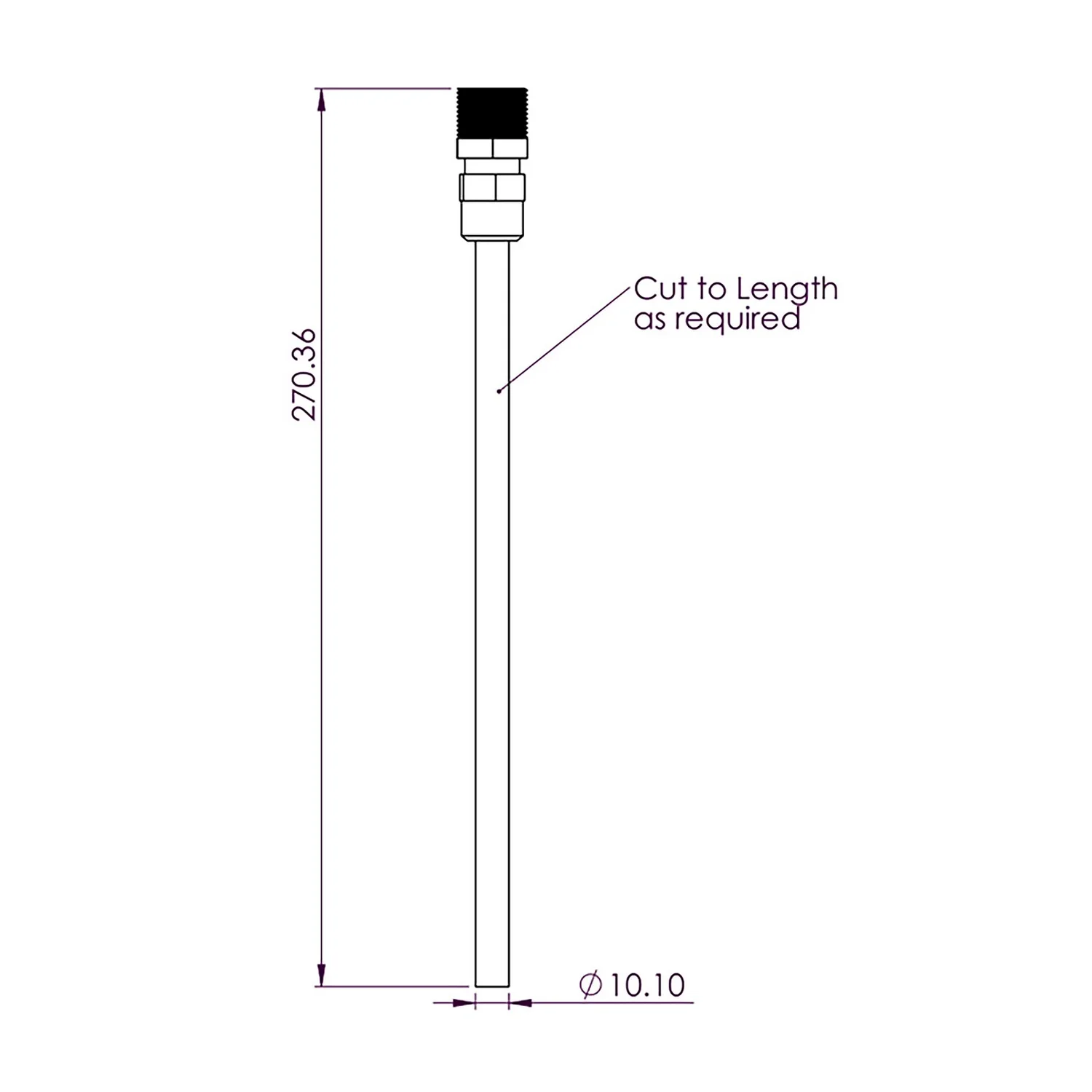 Aqualona Designer Exposed Basin Isolation Valves And Extensions - Brushed Nickel - Image 5