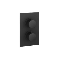 Thermostatic 1 Way Shower Valve - Matt Black Finish