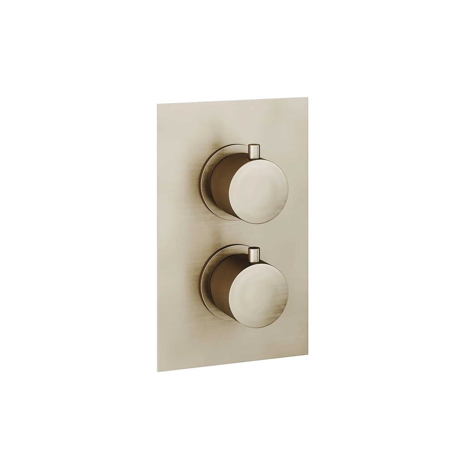 Thermostatic 2 Way Shower Valve - Brushed Nickel Finish