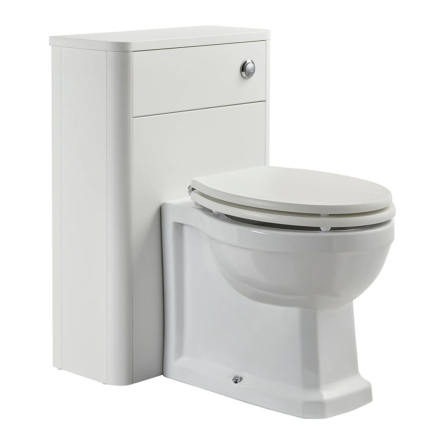 Country Living Wicklow Toilet Unit - Matt White